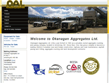 Tablet Screenshot of okanaganaggregates.com
